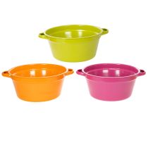 Artikel Pflanzschale Blech Frühlingsdekoration im Wohnzimmer 25cm 3St