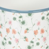 Artikel Pflanztasse Emaille Deko Tasse Blumenmotive Ø11cm