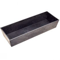 Artikel Vielseitige graue Pflanzschale aus Kunststoff – Rechteckig, 37cm – Ideal für Indoor- und Outdoor-Gärtnerei