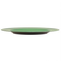 Artikel Robuster Grüner Kunststoffteller – 28 cm, Perfekt für den täglichen Dekoration und Outdoor-Aktivitäten – 4St