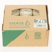 Artikel PURE Nature Lights Teelichter Rapswachs Natur Brenndauer 7 Stunden 18 St