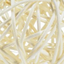 Artikel Rattanball gebleicht Tischdeko Rattan Creme Ø5cm 24 St