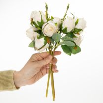 Artikel Kunstblumenstrauß Rosen für stilvolle Tischdekoration 31cm 3St