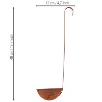 Artikel Schale zum Bepflanzen Deko Schöpfkelle Rost Ø12cm 3St