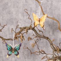 Artikel Schmetterling Anhänger Dekoration Wohnräume kunstvoll gestalten 8cm 5St