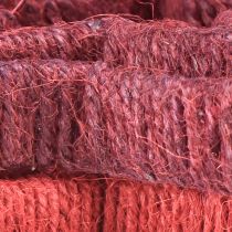 Artikel Stern zum Stellen Weihnachtsdeko Jute Rot 13/18cm 4St