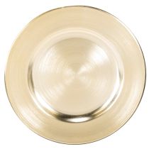 Artikel Teller Dekoration klein rund glänzend 17cm 6St