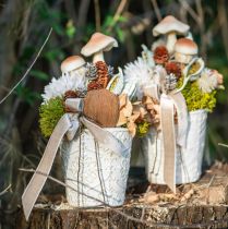 Artikel Übertopf Keramik Pflanztopf Weiß Ø7cm H8cm 4St