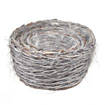 Artikel Rustikales Weidenkorb-Set – 3 Größen (40cm, 33cm, 26cm) – Ideal für Dekoration und Aufbewahrung im Landhausstil – Set aus 3 St