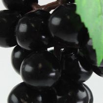 Künstliche Mini-Weintrauben Schwarz 9cm