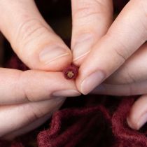 Artikel Dochtfaden Wollkordel Bordeaux 55m Schnur Floristik Basteln DIY