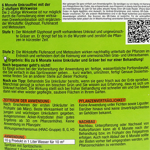 Bayer Langzeit-Unkrautfrei 120g Permaclean-80199155 ...