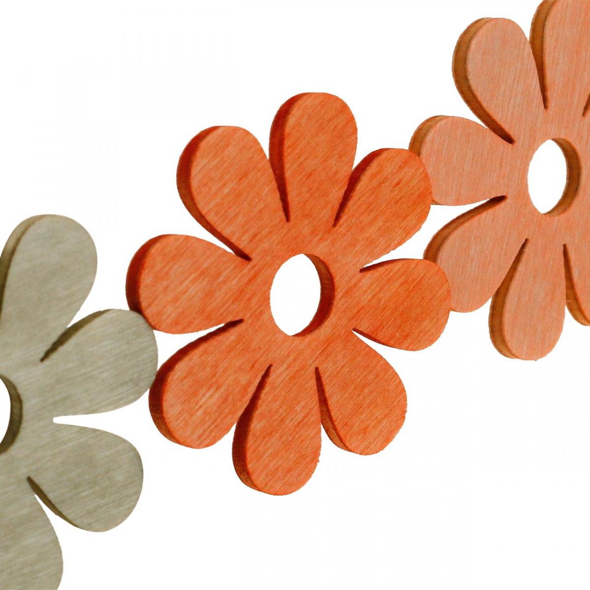 50 Stück Holzblumen Zum Basteln – Unlackierte Rohlinge Für DIY-Deko, Malprojekte & Handwerk – Verschiedene Größen 3,2–7 Cm