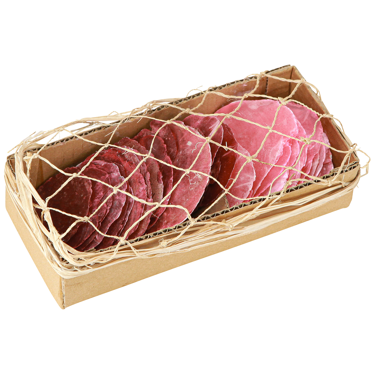 Floristik24 de Capiz Muschel Deko In Rosa Berry 5cm 8cm Mix 60 St