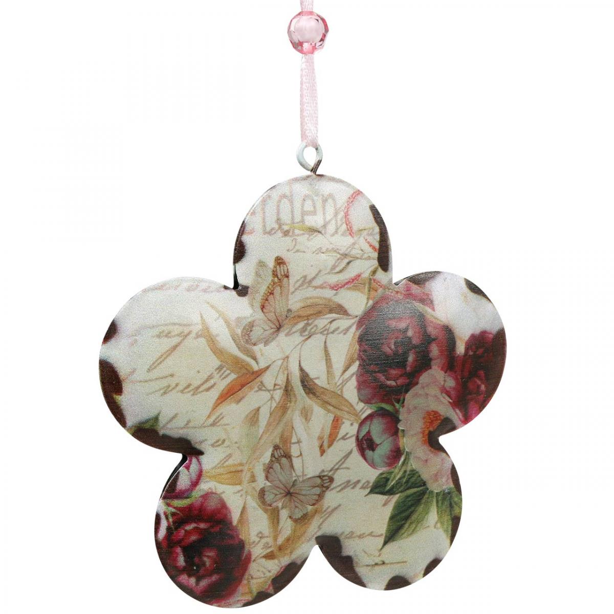 INFUNLY Metall-Lesezeichen Mit Kette - 4 Blumen-Designs In Rosen & Pfingstrosen