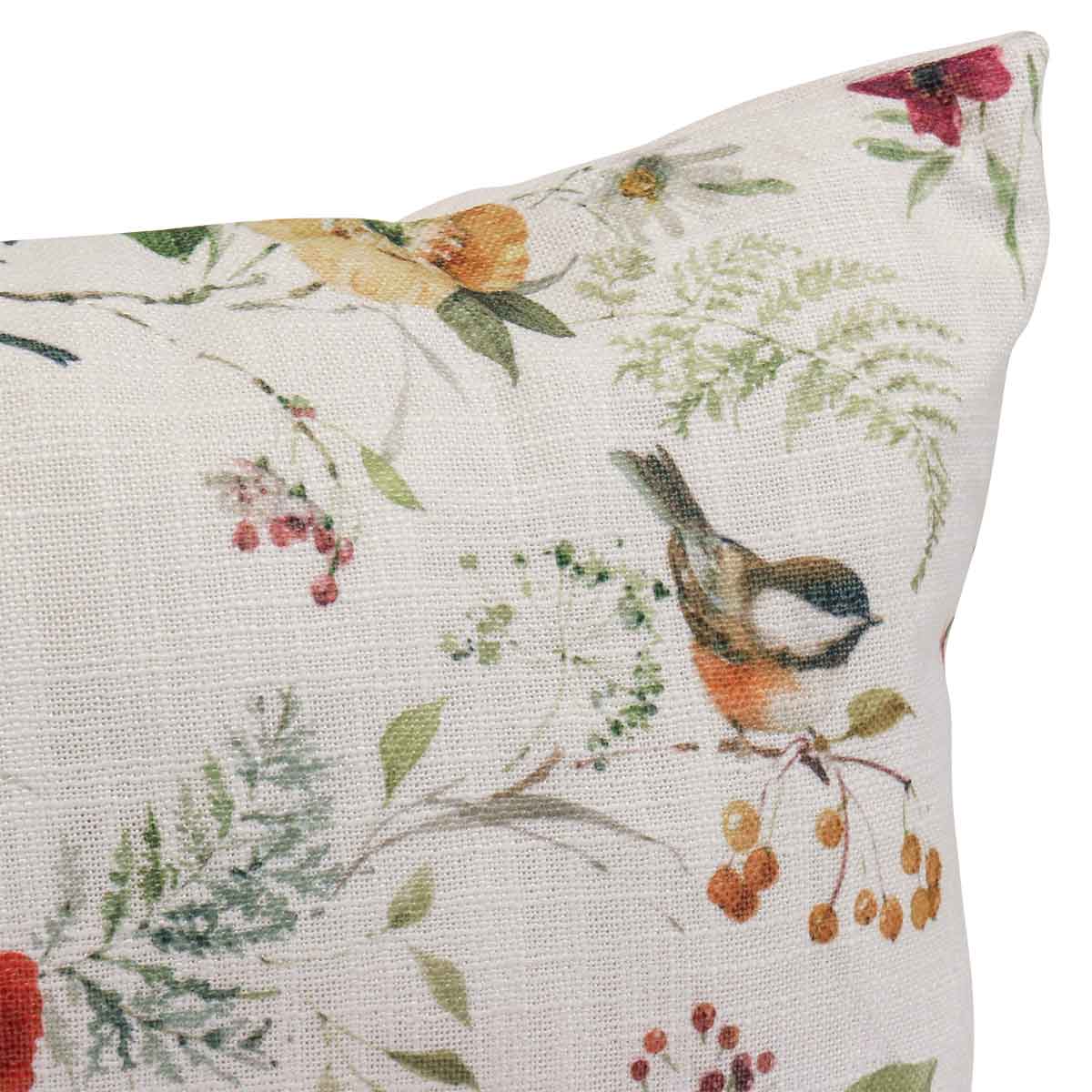 Zierkissenbezug Aus Dupion Seide Rot-beige – 40x40 Cm Dekokissen Indien Mit Reißverschluss