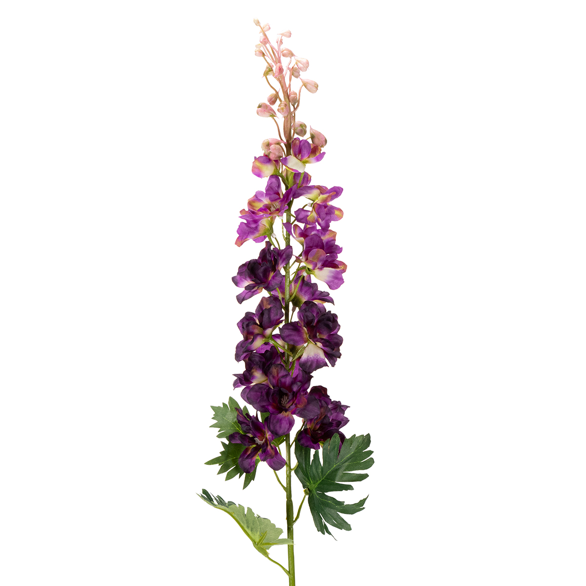 Floristik24 Künstliche Delphinium Kunstblume Lila 79cm für Hochzeitsdeko