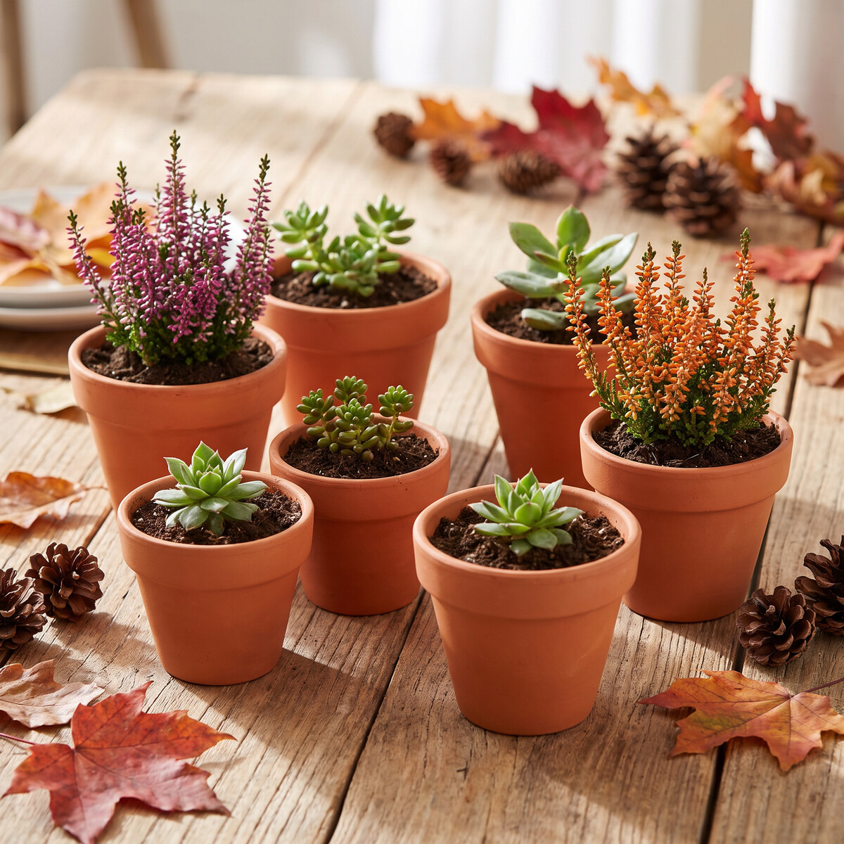 Blumentopf Ton Ø5cm hoch 4cm 10St Terrakotta
