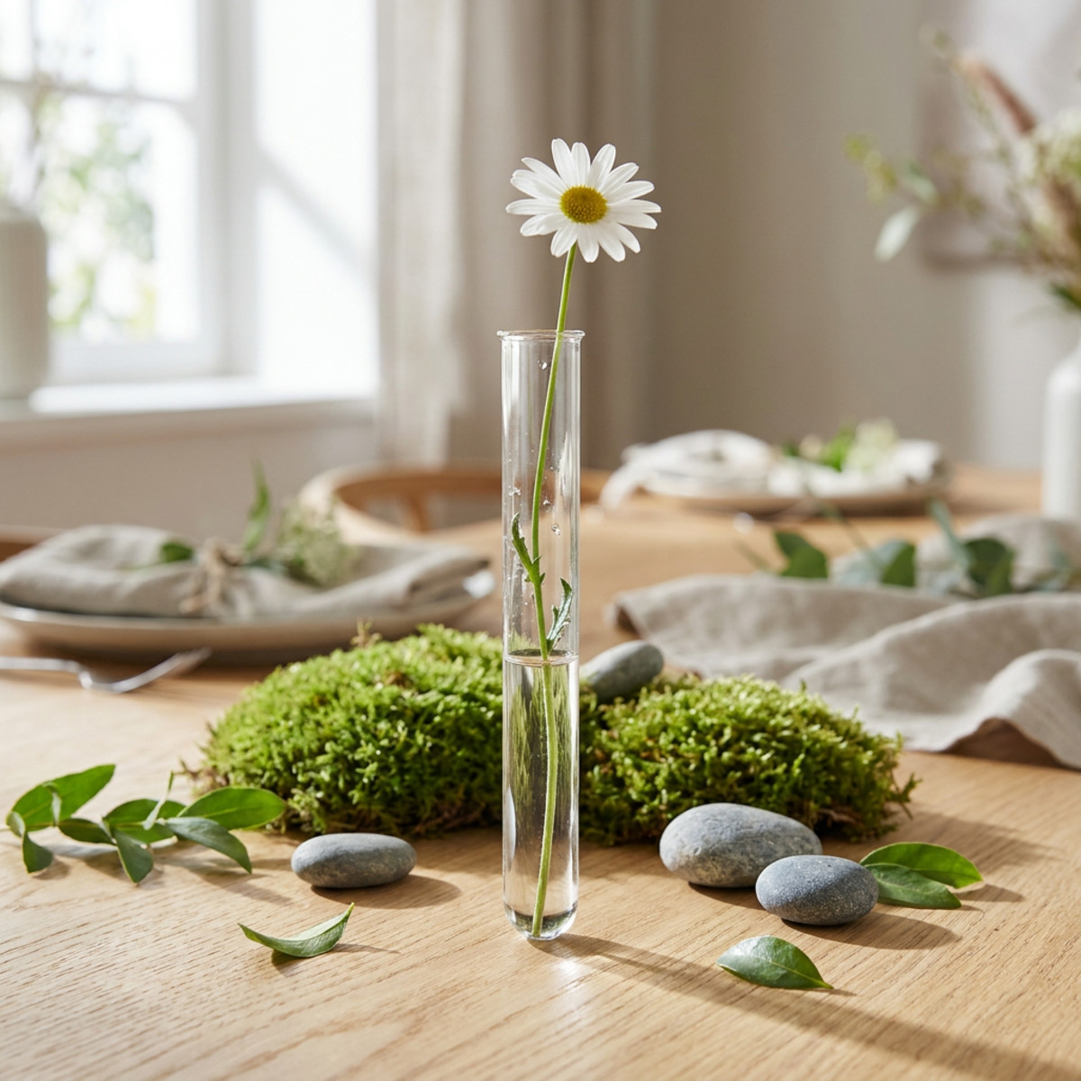 Reagenzglas Mini Glasvase 100×10mm für Blumendeko