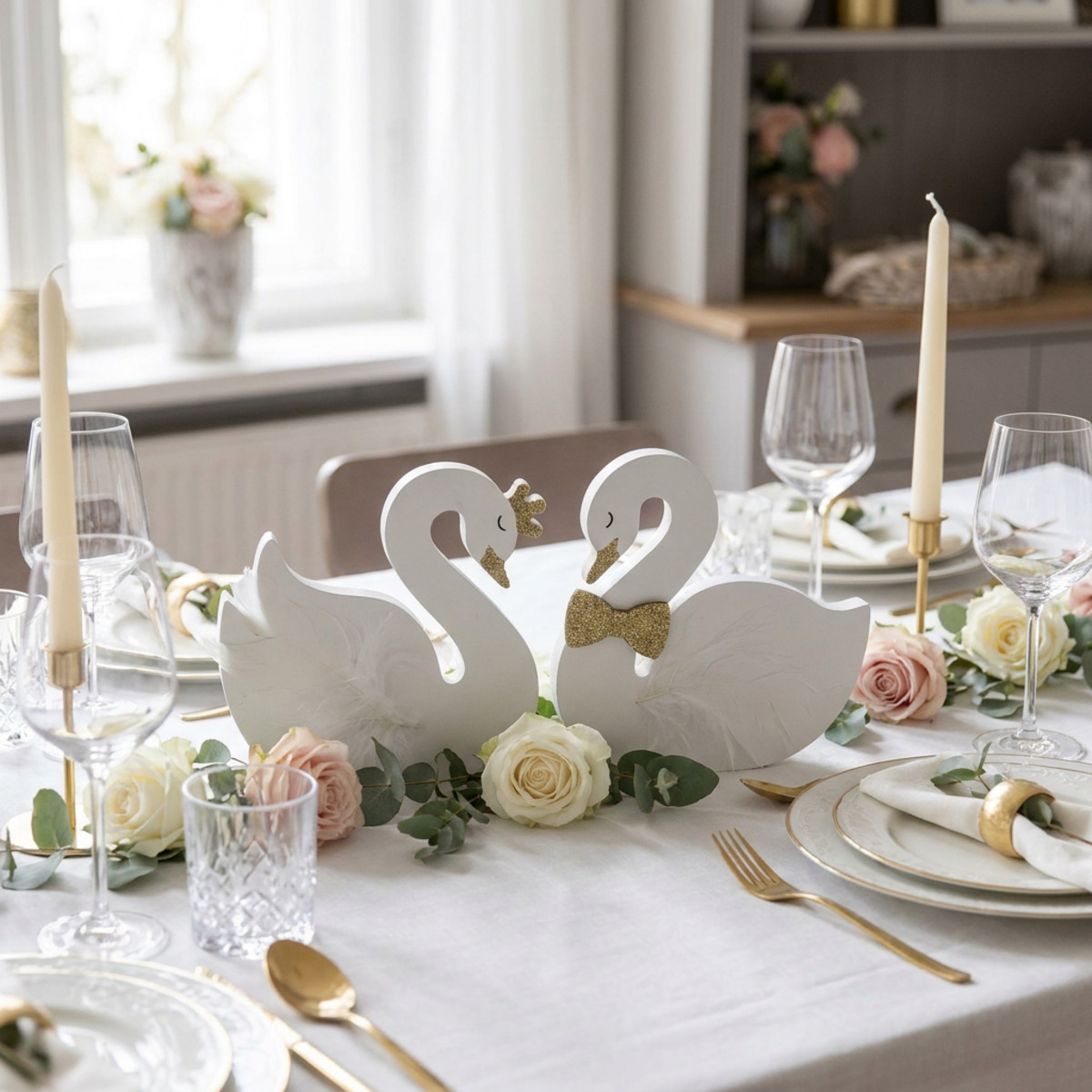 künstliche weihnachtsblumen Amaryllis und mehr - Kunstvolle Schneemann Familie 14cm -