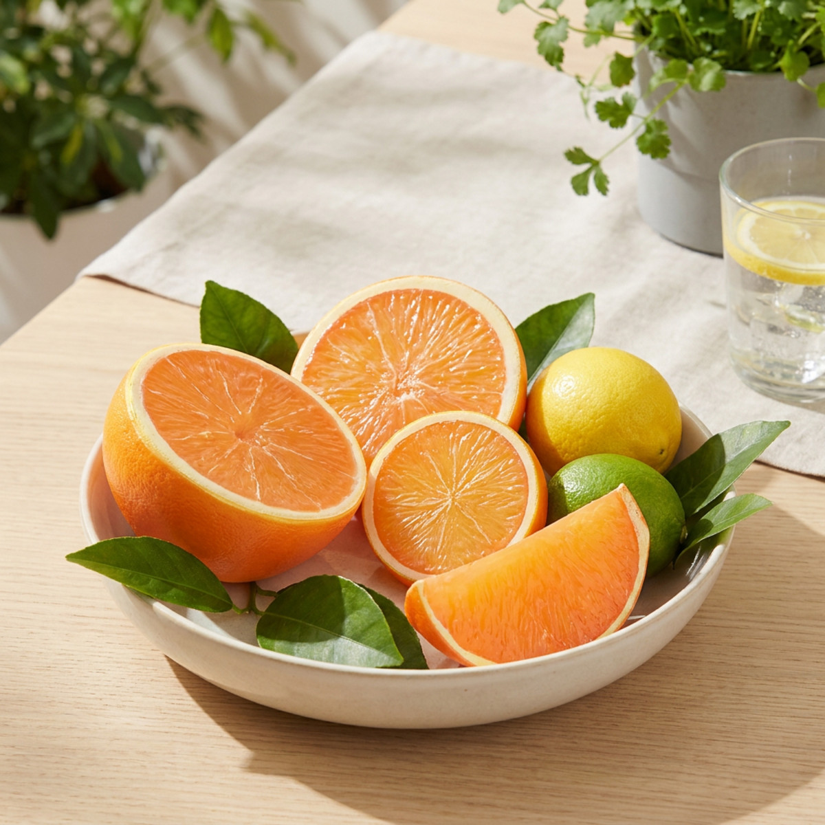 Deko Orangen Künstliches Obst 5–7cm Real-Touch