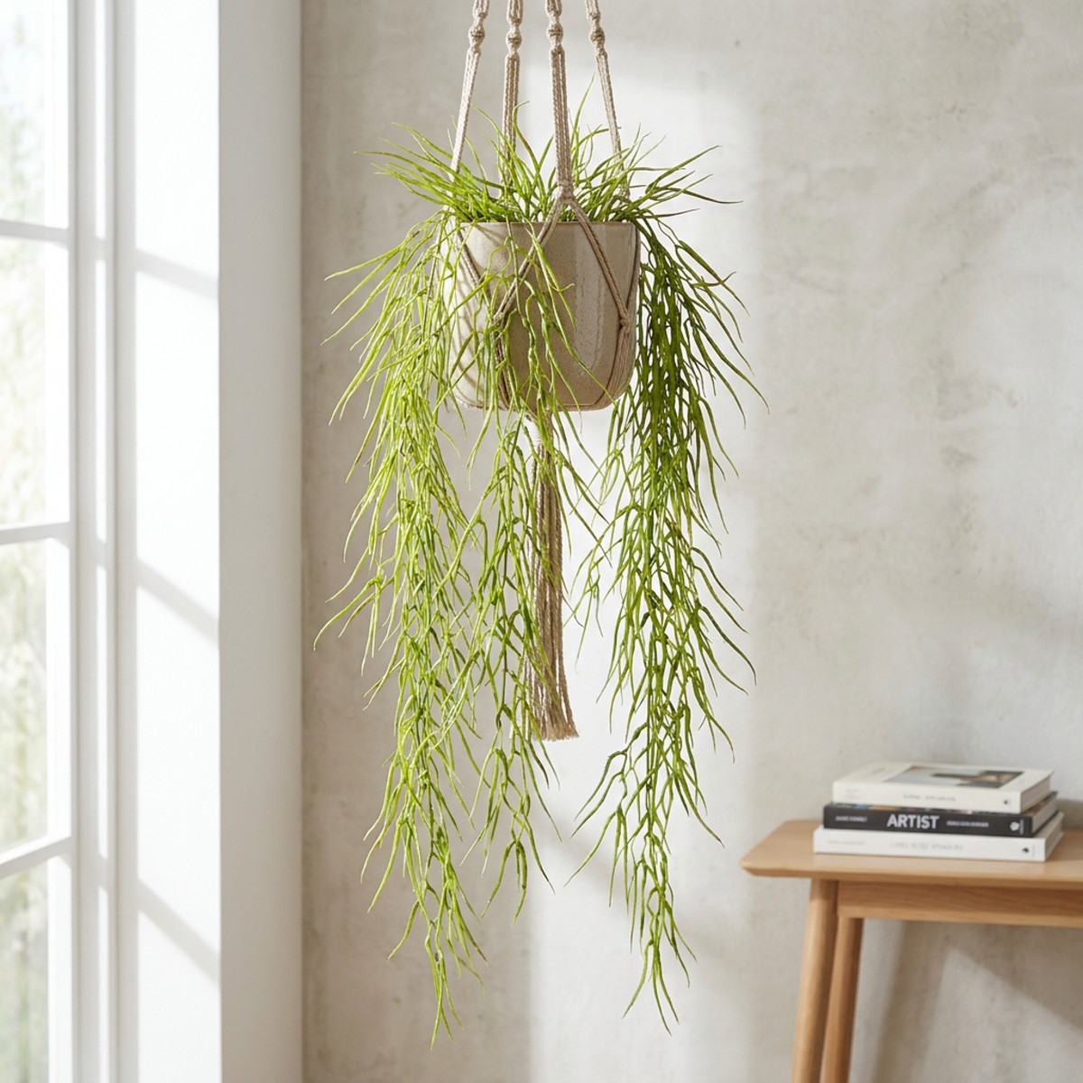pflanzenhocker holz Blumenhocker Massiv Rund 50 cm – Modell Flora Abmessung l x b x h [cm]:54 x 23,5 x 46,5