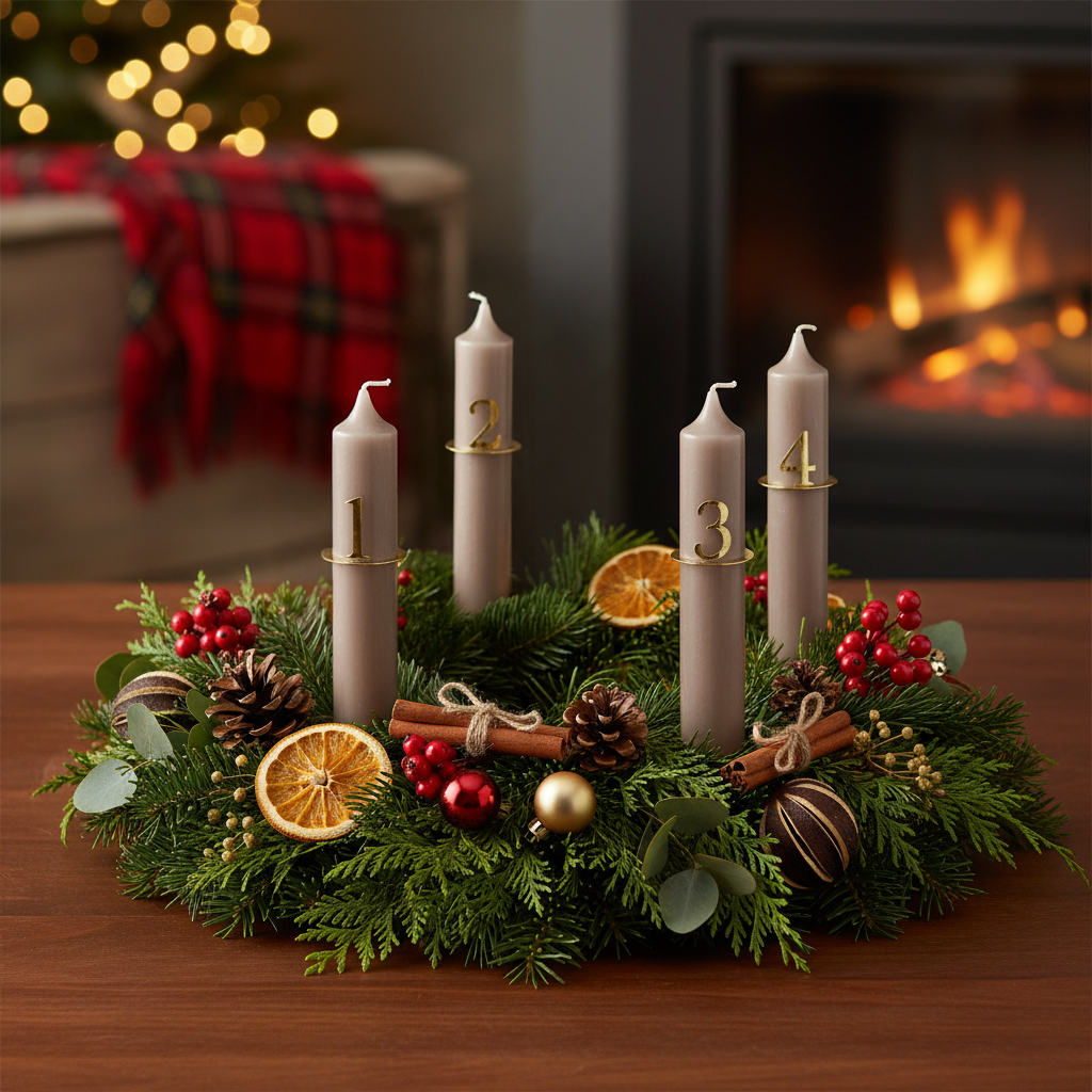 Kerzenring Set Adventskranz - 4St