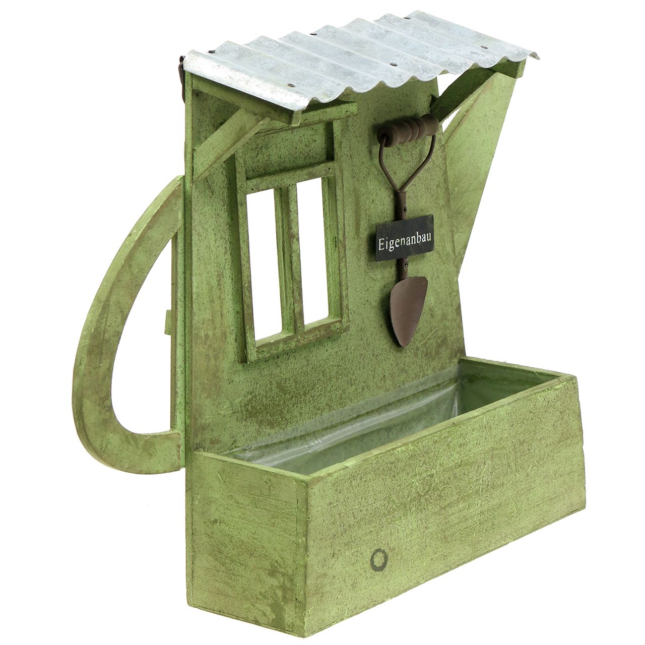 Pflanzkasten Gartenhäuschen Grün H40cm-63308 preiswert online kaufen