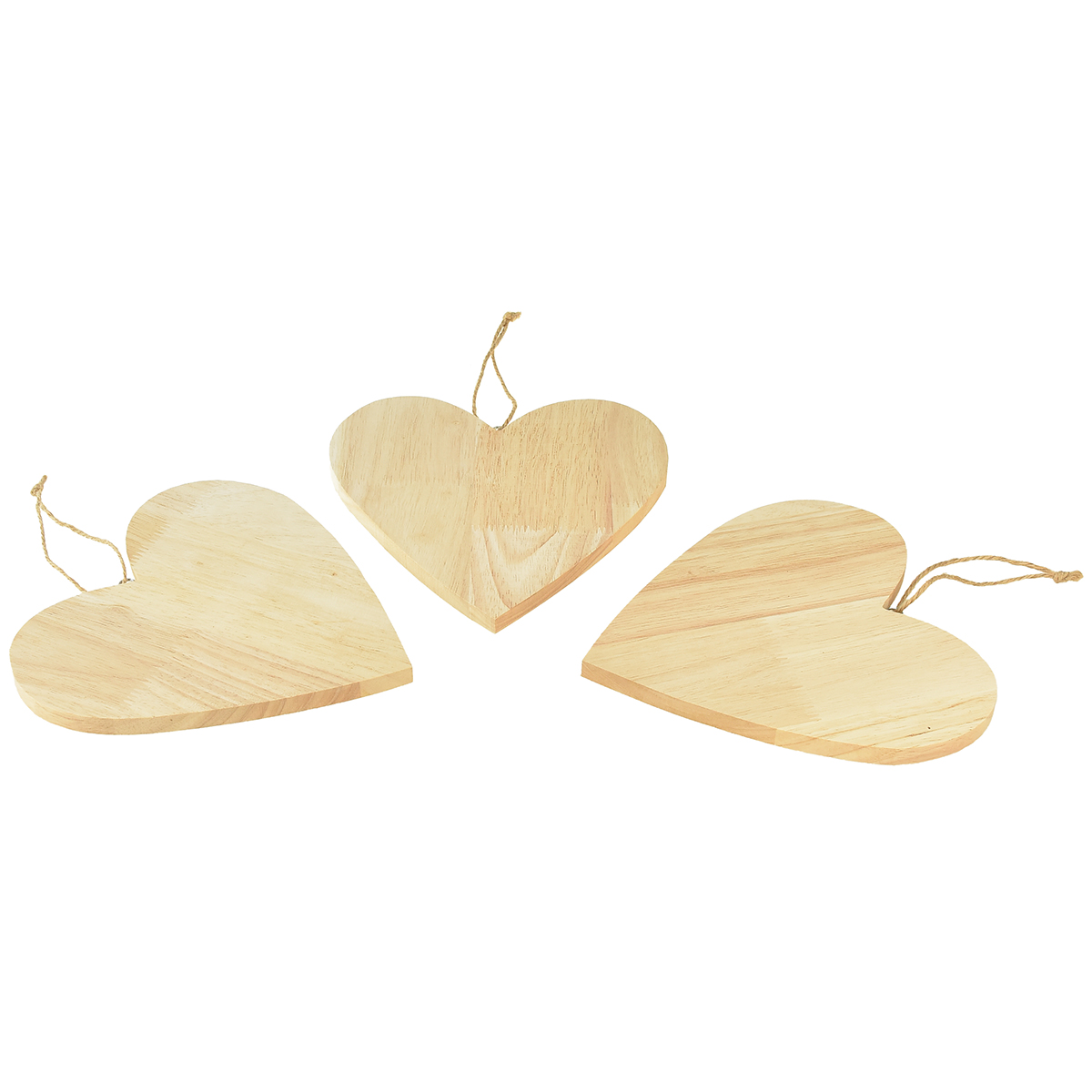 100 Holzherzen Zum Basteln – 4 Cm, Mit 10 M Hanfseil, Für Hochzeitsdeko, Gästebuch & Party