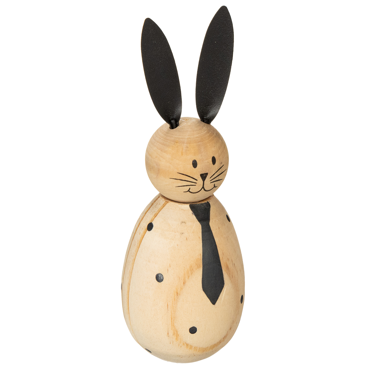 Floristik24 Holzoptik Hasenfigur 15cm für Osterdeko