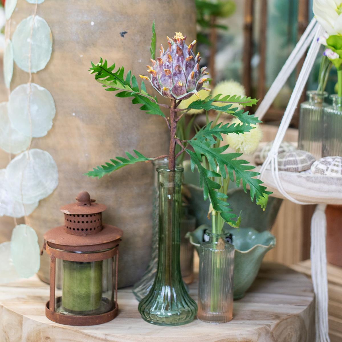 Talking Tables 1x Recycelte Glasvase Blau Blumenvasen Dekoration – Elegante Souk Vase Für Frische Blumenarrangements, Ideal Für Jede Tischdekoration – Maße