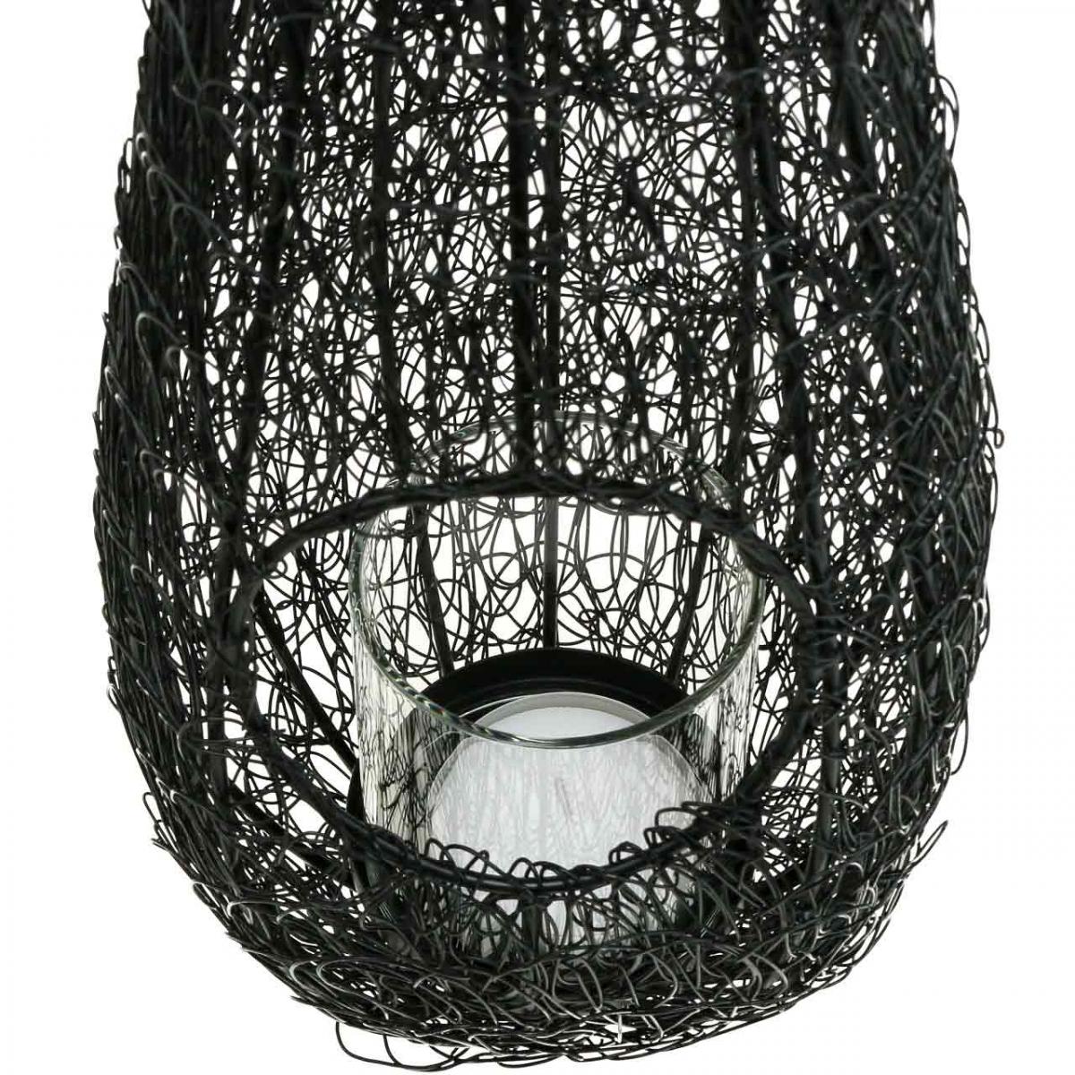 Floristik24.de Windlicht zum Aufhängen Hängedeko Drahtgeflecht H53cm-07193