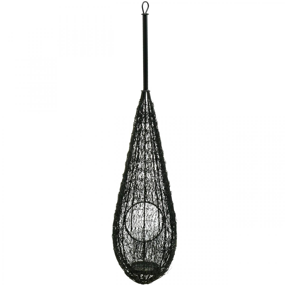 Floristik24.de Windlicht zum Aufhängen Hängedeko Drahtgeflecht H53cm-07193