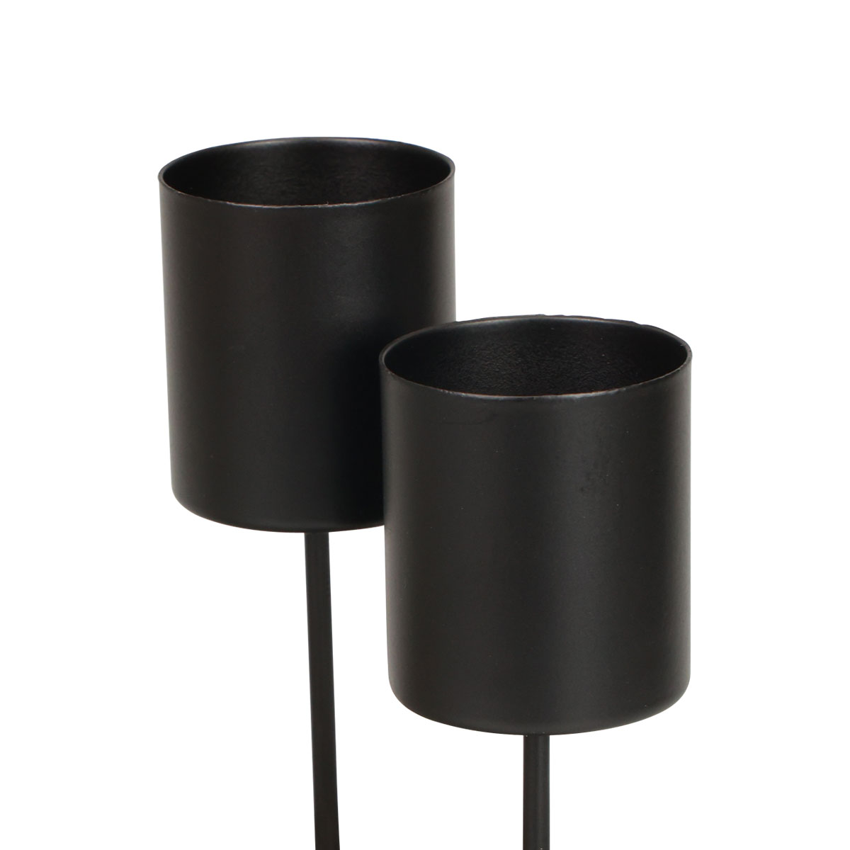 Kerzenhalter zum Stecken Schwarz Ø3,2cm 4 St