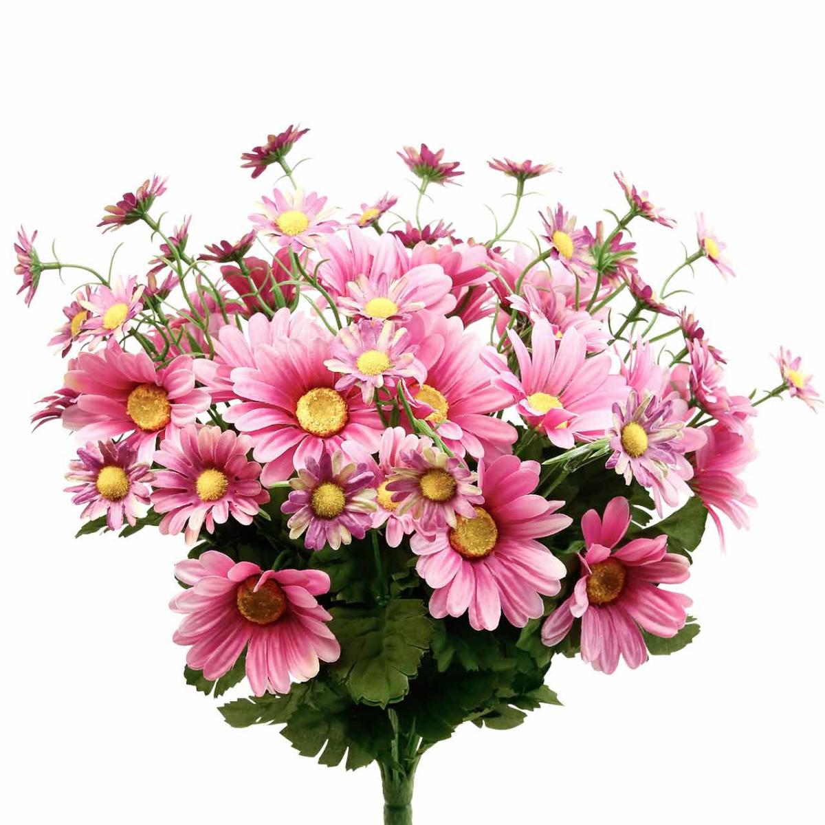 Floristik24.de Künstliche Margeriten 44cm-08316 Kunstblumenstrauß Pink