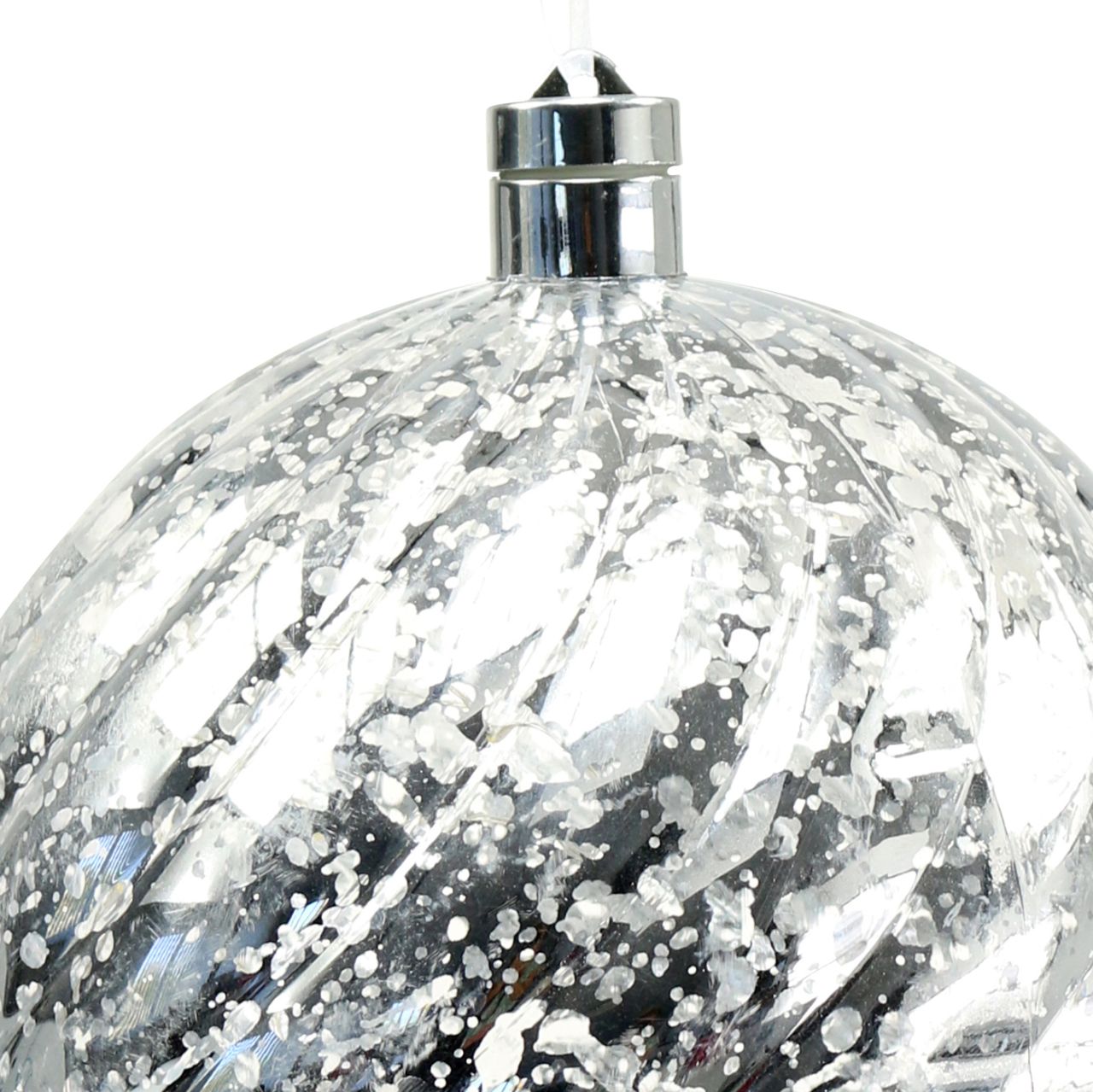Twavang 24 Stück Discokugeln 4,1cm - Silberne Spiegelkugeln Für Party & Weihnachtsbaum