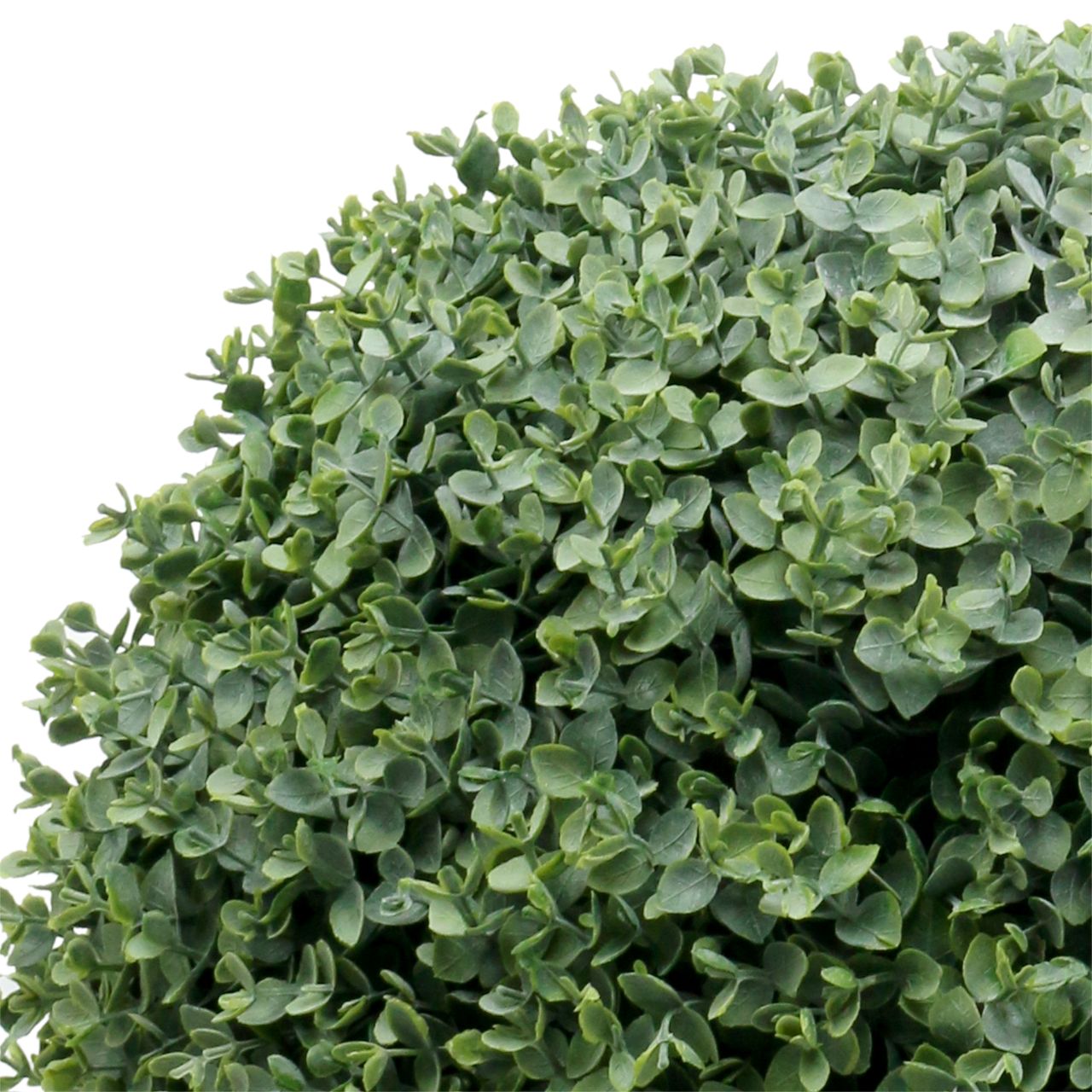 GreenBrokers Künstliche Doppel-Buchsbaumkugeln In Schwarzer Dose – 36 Cm, UV-geschützt & Pflegeleicht Für Drinnen & Draußen