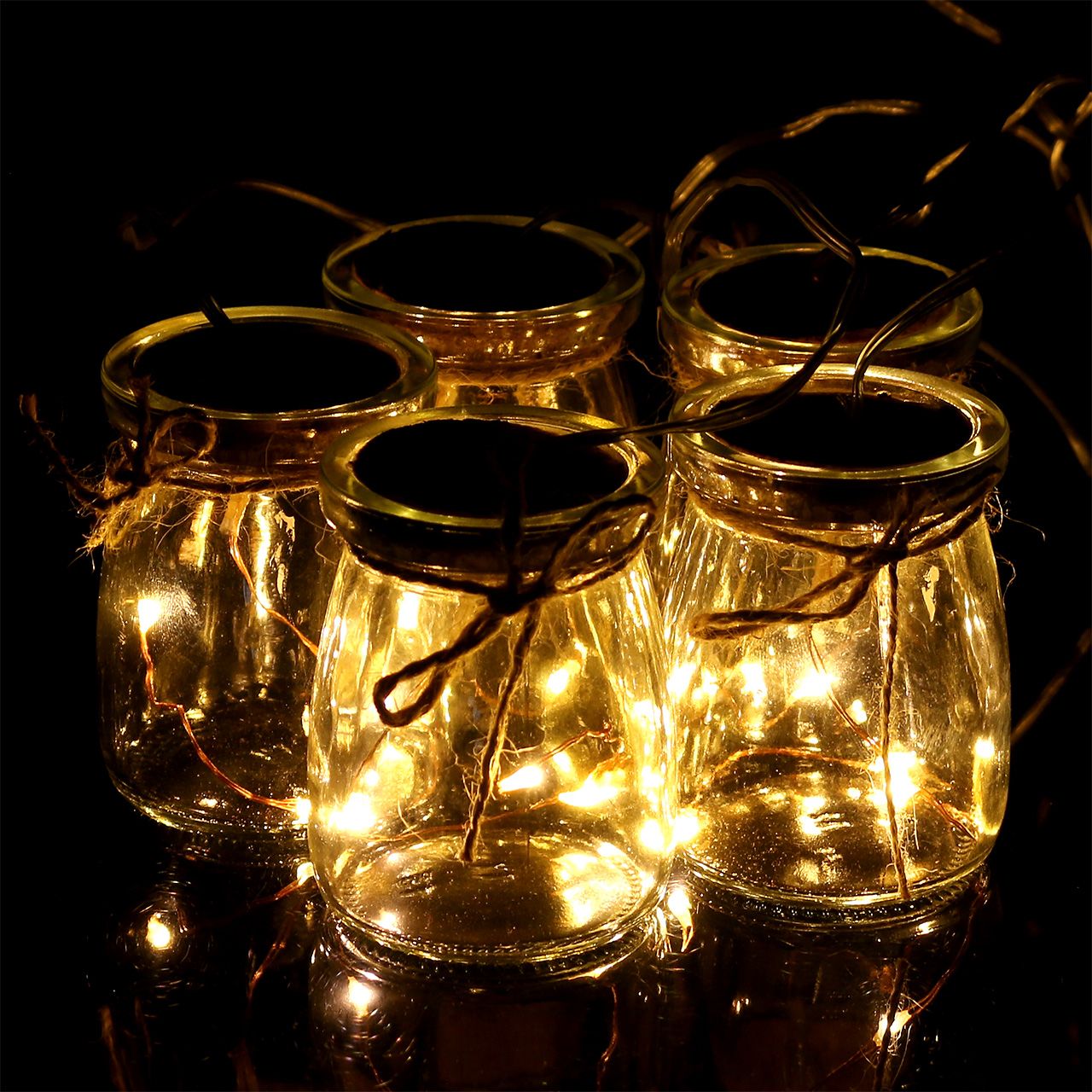 Glas Mit Lichterkette. varta lichterketten dekoration 10