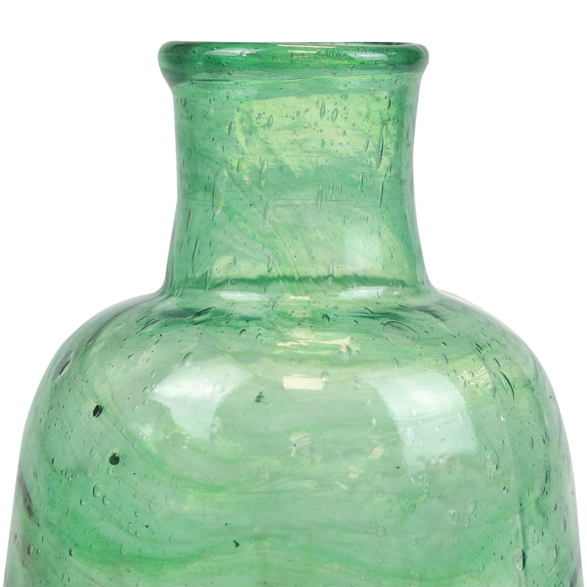Mini Vase Glas grün Ø8,5cm H11cm