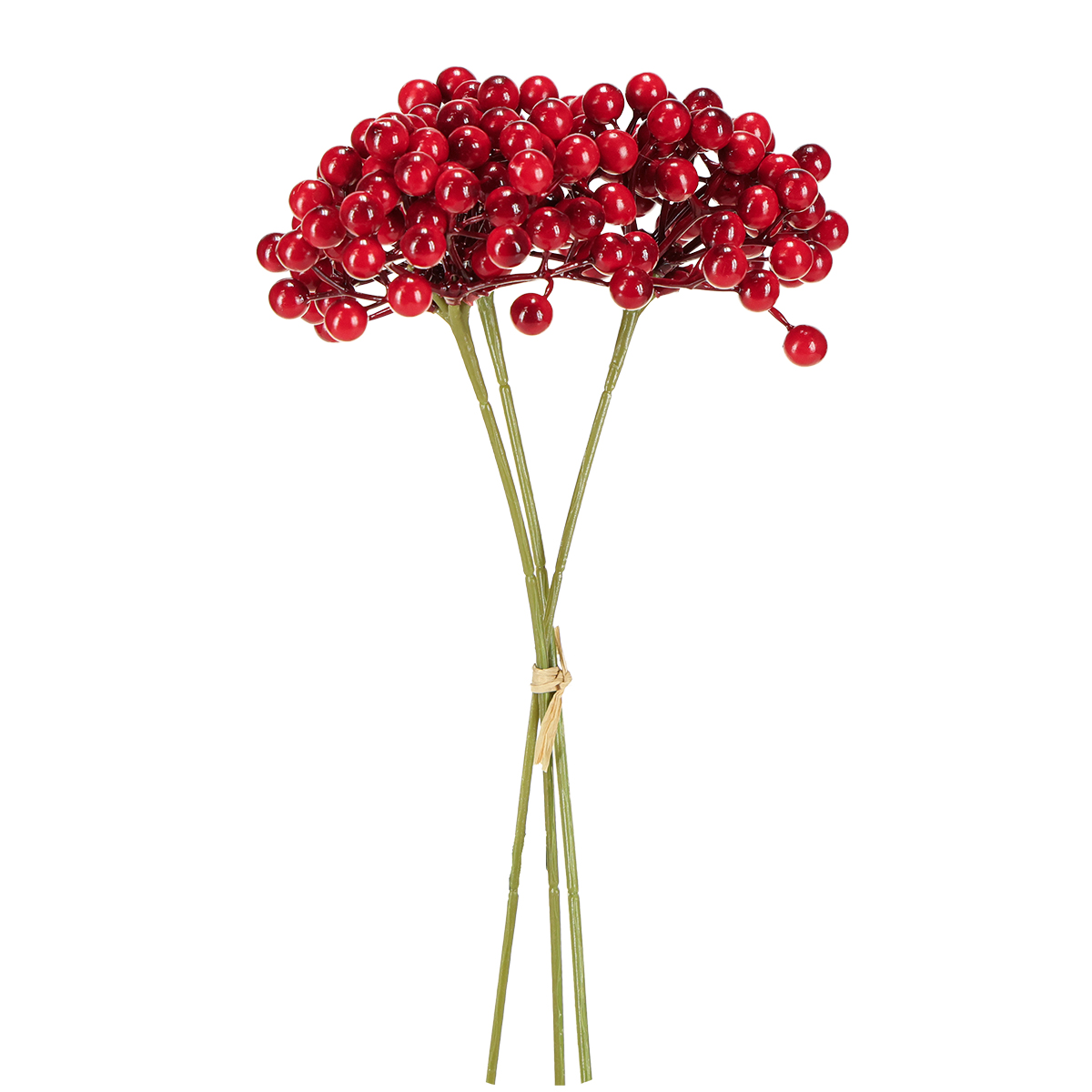 Floristik24.de Rote Beeren Deko Weihnachten Zweig 27cm Bund mit 3 St Floristik24.de Rote Beeren Deko Weihnachten Zweig 27cm Bund mit 3 St