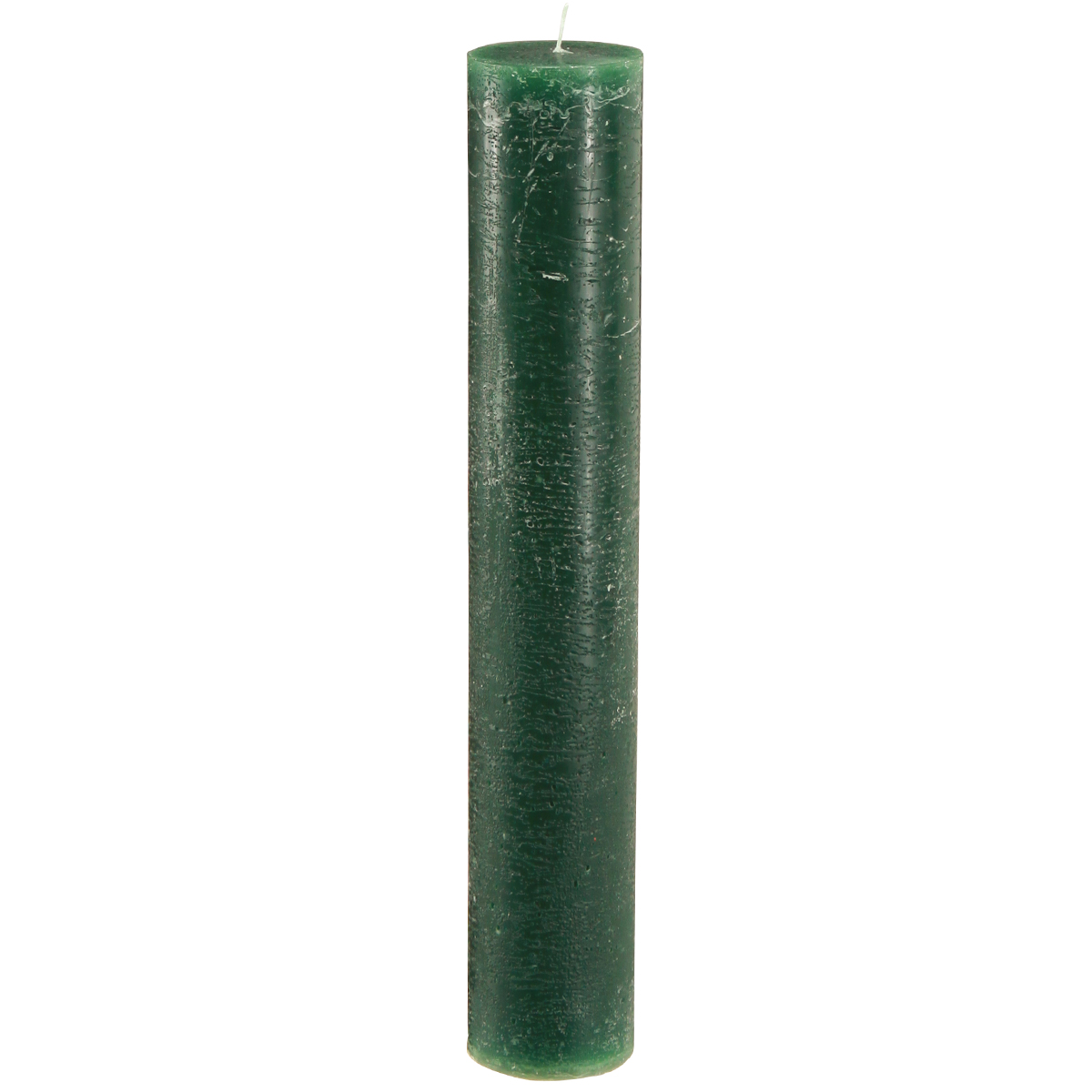 Rustikale grüne Stabkerzen 4er Set 300mm Ø50mm