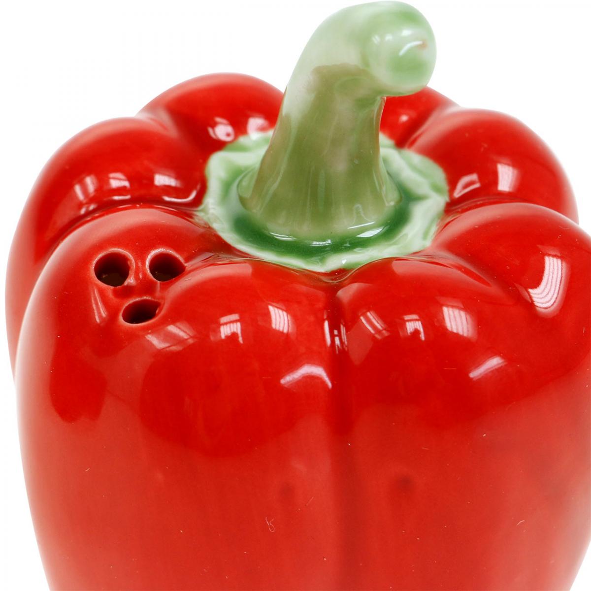 Gewürz-Streuer Paprika, Keramikdeko, Pfeffer- und Salzstreuer-Set