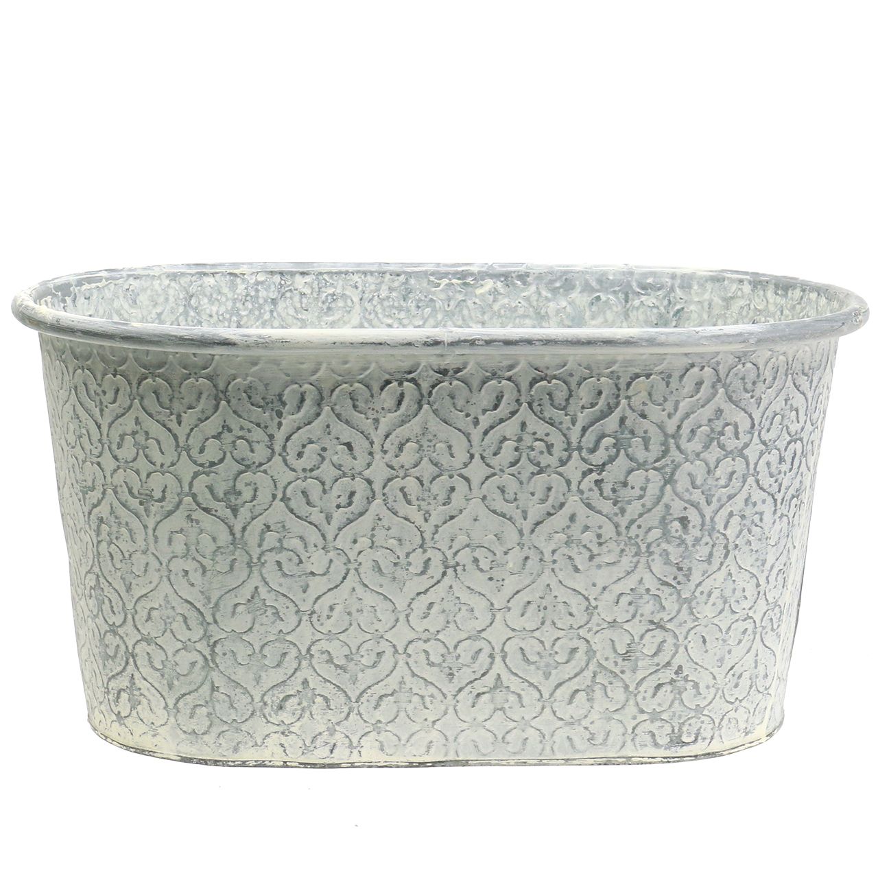 Florissima Zinkwanne Oval - Stabile Blumenkübel Für Garten & Balkon