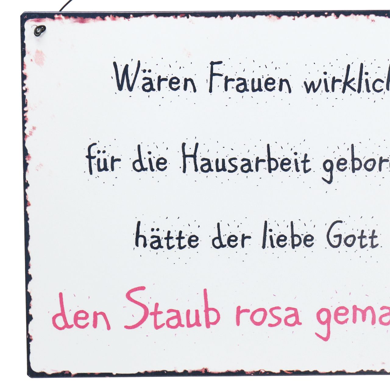 Deerts Wandschild „Pour Some Sugar On Me“ – Alu, 12,7 X 25,4 Cm – Lustiger Deko-Spruch Für Drinnen & Draußen