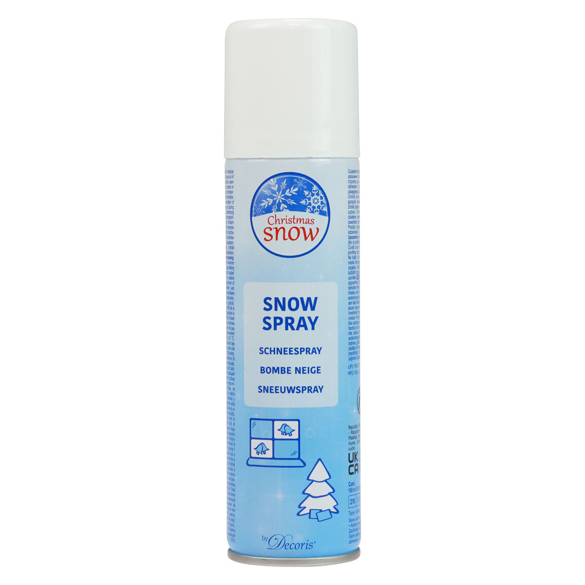 COM-FOUR® 3X Kunstschnee - Spraydose mit Dekoschnee - Schneespray zum  Dekorieren zu Weihnachten (03 Stück - 150ml/Schnee) : : Küche,  Haushalt & Wohnen