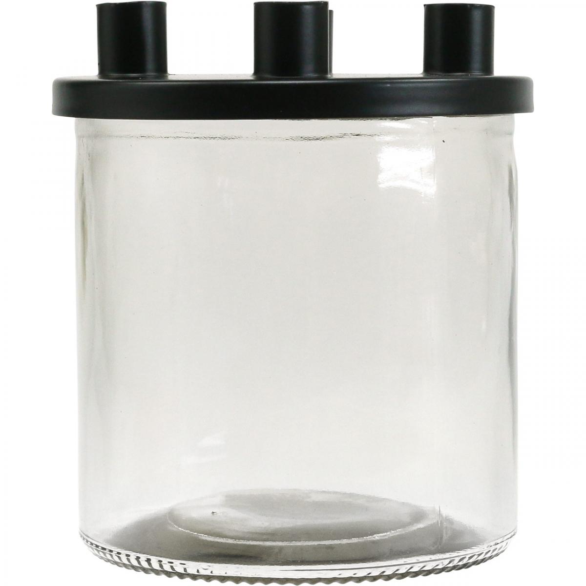 LALAGO 12er Set Glas Kerzenständer - Stabkerzenhalter Für Tafeldekoration