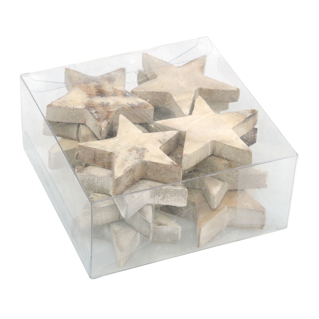 90 Stk Streudeko Weihnachten Holz Konfetti Groß, S Produktbild-Vorschau 3