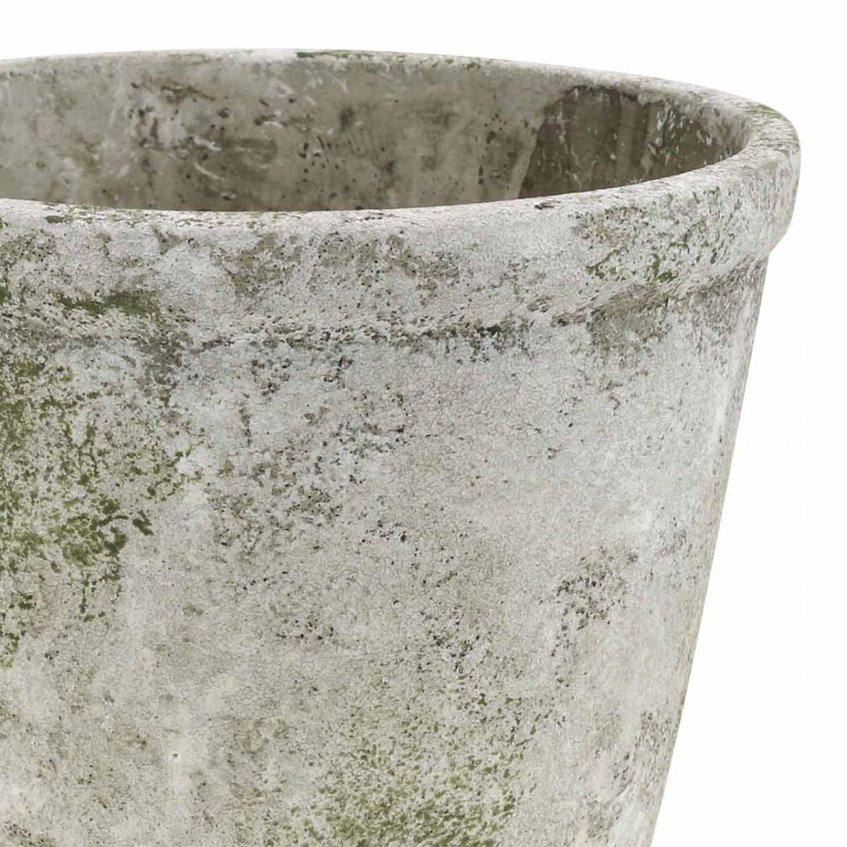 URBNLIVING Blumentopf Mit Beton-Optik – 48 Cm Hoch, Ø 25 Cm, Für Innen & Außen