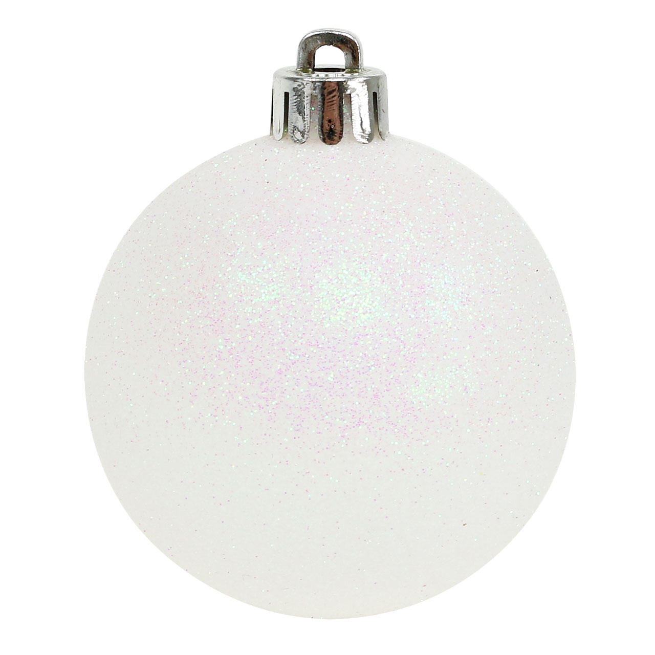 30 Stück Weiße Opal Weihnachtskugeln 57mm - Edle Christbaumkugeln Aus Glas Für Festliche Dekoration