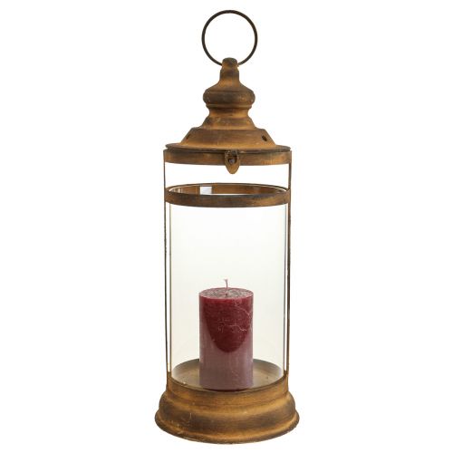 Floristik24 Deko Laterne Windlicht Rost Optik Metall Deko Ø15cm H46cm
